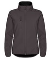 Dames Softshell Jas Clique Classic 0200915 donker grijs